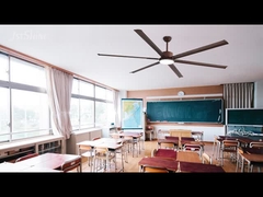 অ্যালুমিনিয়াম ব্লেড সহ মেটাল সিলিং ফ্যান ডিসি মোটর উচ্চ বায়ু ভলিউম