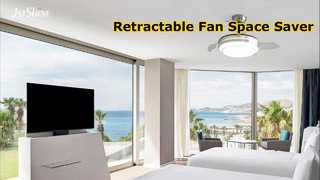 36 ইঞ্চি প্রত্যাহারযোগ্য সিলিং ফ্যান LED লাইট