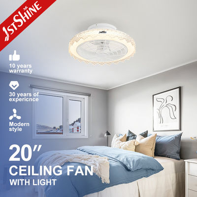 কেনা এক্রাইলিক শেল LED সিলিং ফ্যান ডিম্মেবল LED লাইট ফ্যান সহ বেশ ডিসি মোটর অনলাইনে উৎপাদন