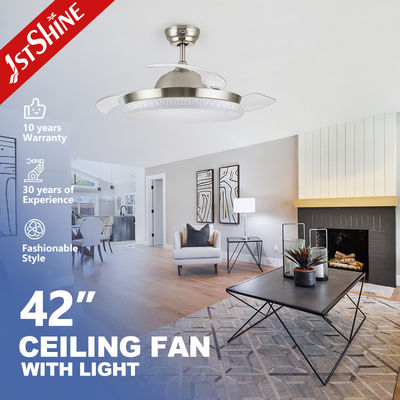 কেনা 220V 50Hz 3 রঙের LED আলো সহ সিলিং ফ্যান অনলাইনে উৎপাদন