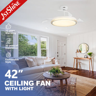 কেনা 110-240V / 50Hz / 60Hz LED সিলিং ফ্যান সহ সরাতে সক্ষম ব্লেড 10- এবং স্পেস-সঞ্চয় নকশা অনলাইনে উৎপাদন