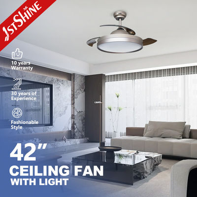 কেনা আধুনিক 35W LED retractable Ceiling Fan Light Dimmable ABS Blades আধুনিক 35W LED retractable Ceiling Fan Light ডিমমেবল এবিএস ব্লেড অনলাইনে উৎপাদন