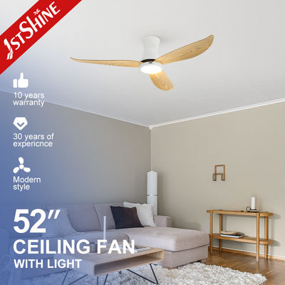 কেনা 110-240V/50Hz-60Hz Input Voltage LED Ceiling Fan with Wood Grain Blades and 6 Speeds অনলাইনে উৎপাদন