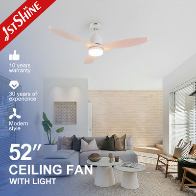 কেনা ডিসি মোটর এবং ডিমিং লাইট সহ 52'' প্লাস্টিকের LED সিলিং ফ্যান অনলাইনে উৎপাদন