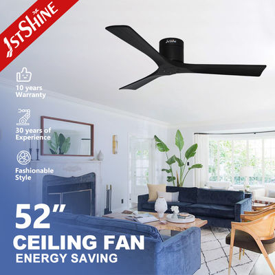কেনা 3 টি সলিড কাঠের ব্লেড এবং 60W পাওয়ার বৈদ্যুতিক এসি মোটর সহ নিম্ন সিলিং 3-স্পিড সিলিং ফ্যান অনলাইনে উৎপাদন