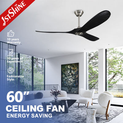 কেনা আধুনিক কালো রিমোট LED সিলিং ফ্যান 230V বাণিজ্যিক জন্য লিভিং রুম সিই অনলাইনে উৎপাদন