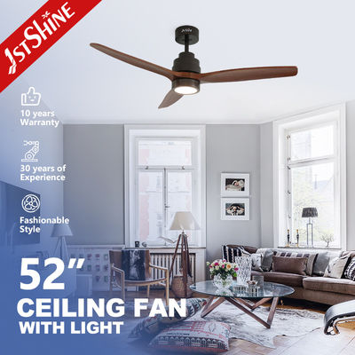 কেনা Natural Wood Blade AC Inverter Remote LED Ceiling Fan For Home Hotel অনলাইনে উৎপাদন