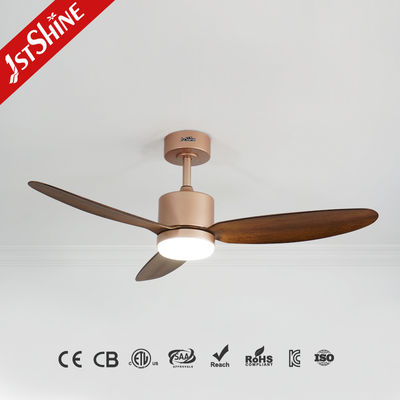 কেনা 52-Inch Decorative Ceiling Fan with Light Rose Gold Finish for Luxurious Spaces and Silent Powerful Airflow অনলাইনে উৎপাদন