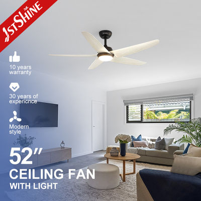 LED 5 ব্লেড সিলিং ফ্যান, লিভিং রুম নীরব উচ্চ গতির ডিসি সিলিং ফ্যান