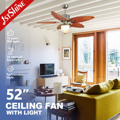 42 ইঞ্চি বিলাসবহুল সিলিং ফ্যান লাইট এসি 220V / 50Hz এবং 1stshine দ্বারা ঐতিহ্যগত নকশা