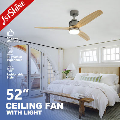 Home Office Necessity 3 Blade Wood Blade Ceiling Fan with Light and Remote Control (আলো এবং রিমোট কন্ট্রোল সহ 3 ব্লেড কাঠের ব্লেড সিলিং ফ্যান)