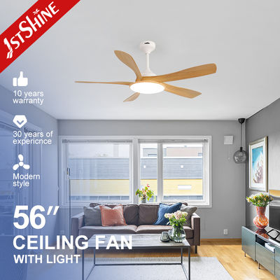 ভালো দাম 56-Inch Ceiling Fan with LED Light – DC Motor, 5 Blades, Acrylic Lampshade অনলাইন